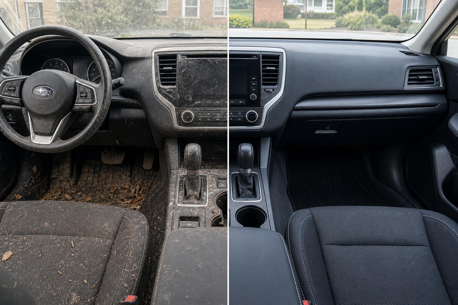 Interior Revival before and after
